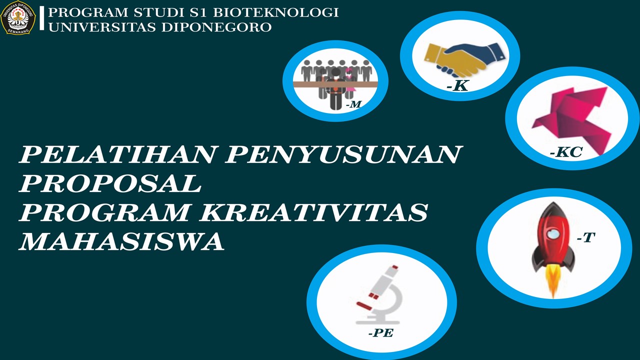 PELATIHAN PENULISAN PROGRAM KREATIVITAS MAHASISWA (PKM) OLEH PRODI ...