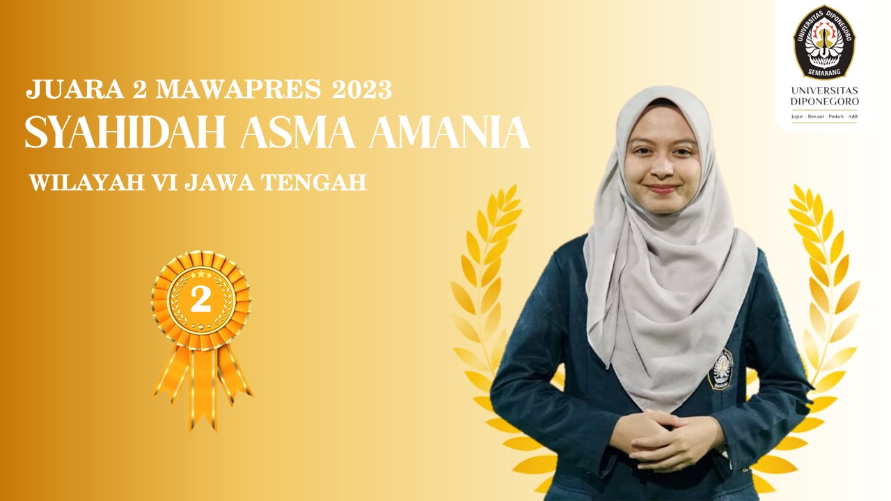 STUDENTS OF BIOTECHNOLOGY 2ND WINNER MAWAPRES CENTRAL JAVA 2023