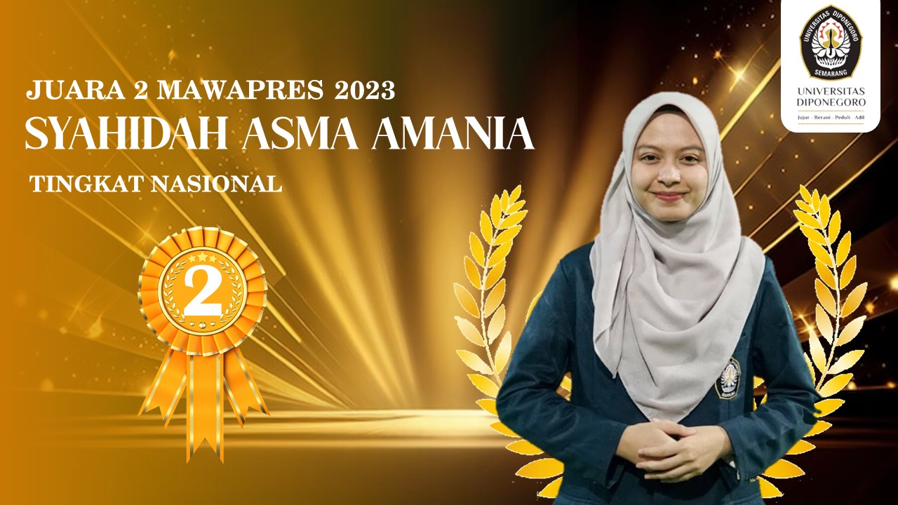 MAHASISWI PRODI BIOTEKNOLOGI JUARA 2 MAWAPRES NASIONAL 2023