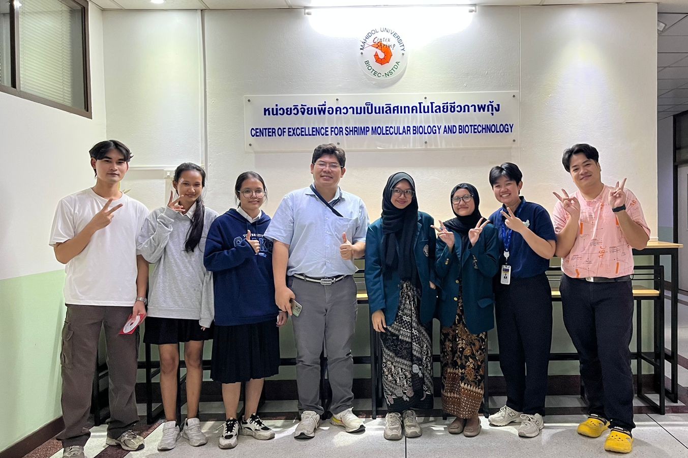 Biotechnology Students from Diponegoro University Present Research at CENTEX SHRIMP, Thailand